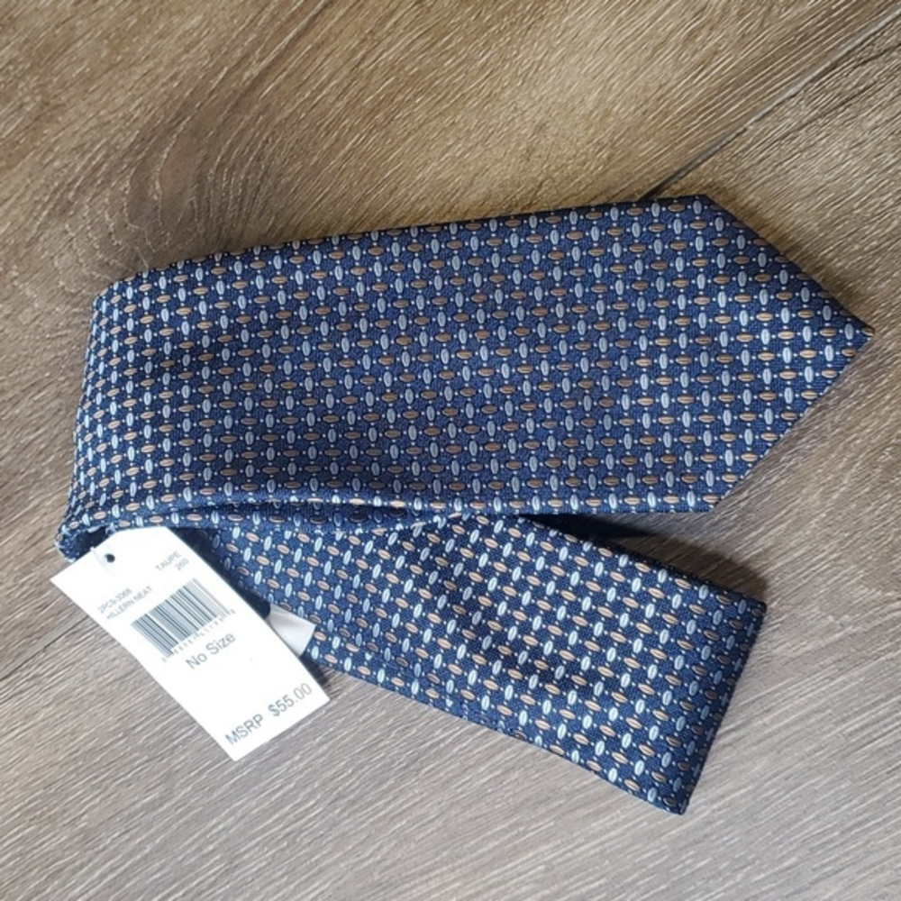 Perry Ellis Portfolio Taupe Hillern Neat Tie